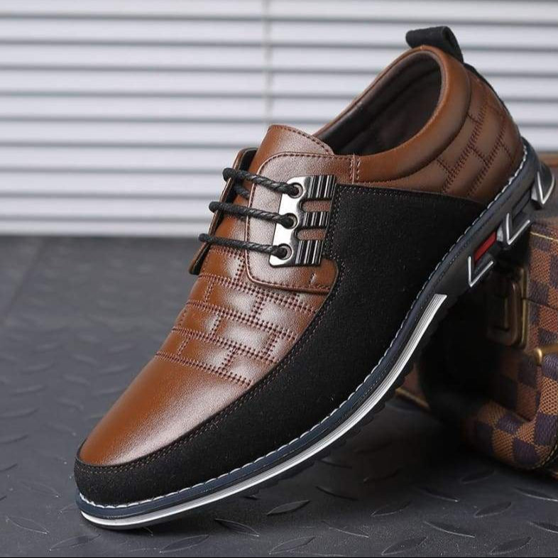 Lace-up British men's shoes