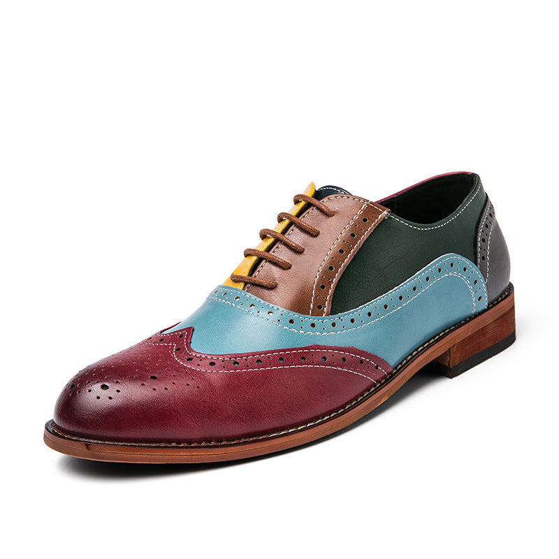 Gatsby Junior Brogues Tan Elegant Dress Shoes