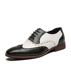 Gatsby Junior Brogues Tan Elegant Dress Shoes